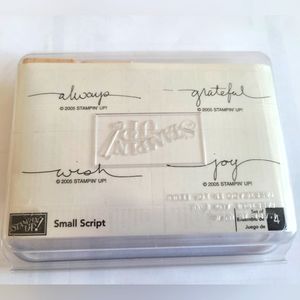 Stampin Up - Small Script